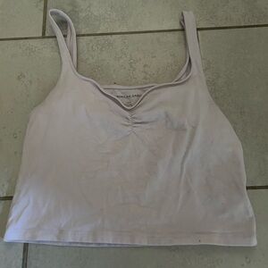 Light Purple American Eagle Crop Top